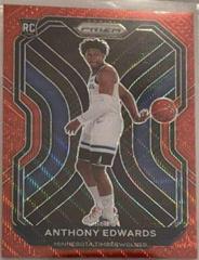 Anthony Edwards [Red Prizm] Basketball Cards 2020 Panini Prizm Prices