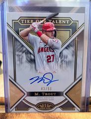 Mike Trout #T1TA-MTR Baseball Cards 2023 Topps Tier One Talent Autographs Prices
