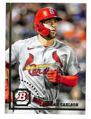Dylan Carlson [Image Swap Variation] #20 Baseball Cards 2022 Bowman Heritage Prices