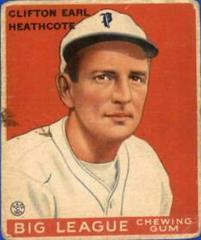 Cliff Heathcote Baseball Cards 1933 Goudey Prices
