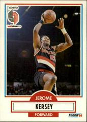 Jerome Kersey Basketball Cards 1990 Fleer Prices