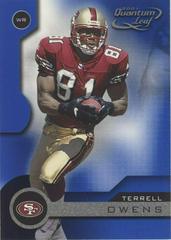 Terrell Owens Football Cards 2001 Quantum Leaf Prices