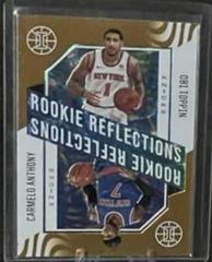 Carmelo Anthony, Obi Toppin [Orange] Basketball Cards 2020 Panini Illusions Rookie Reflections Prices