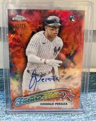 Oswald Peraza [Orange] #FSA-OP Baseball Cards 2023 Topps Chrome Future Stars Autographs Prices