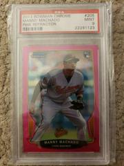 Manny Machado [Pink Refractor] #205 Baseball Cards 2013 Bowman Chrome Prices