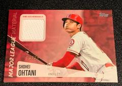 Shohei Ohtani [Red] #SO Baseball Cards 2019 Topps Major League Material Prices