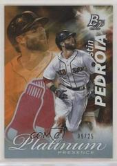 Dustin Pedroia [Orange] Baseball Cards 2017 Bowman Platinum Presence Prices
