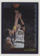Allen Iverson #93 Basketball Cards 2000 Topps Chrome Prices