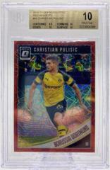 Christian Pulisic [Optic Red Velocity] #66 Soccer Cards 2018 Panini Donruss Prices