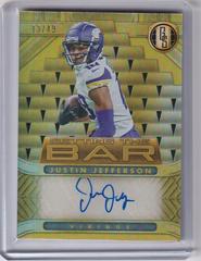 Justin Jefferson #STB-JJE Football Cards 2022 Panini Gold Standard Setting the Bar Autographs Prices