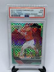 Mike Trout [Green Power] #26 Baseball Cards 2017 Panini Chronicles Prizm Prices
