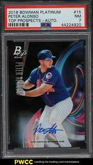 Peter Alonso [Autograph] #15 Baseball Cards 2018 Bowman Platinum Top Prospects Prices