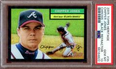 Chipper Jones [Black Refractor] #383 Baseball Cards 2005 Topps Chrome Prices