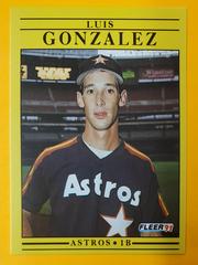 Luis Gonzalez #507 Baseball Cards 1991 Fleer Prices