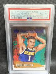Michael Porter Jr. [Sapphire] #15 Basketball Cards 2018 Panini Court Kings Emerging Artists Prices