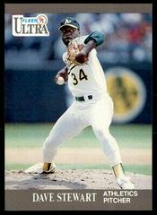Dave Stewart Baseball Cards 1991 Ultra Prices