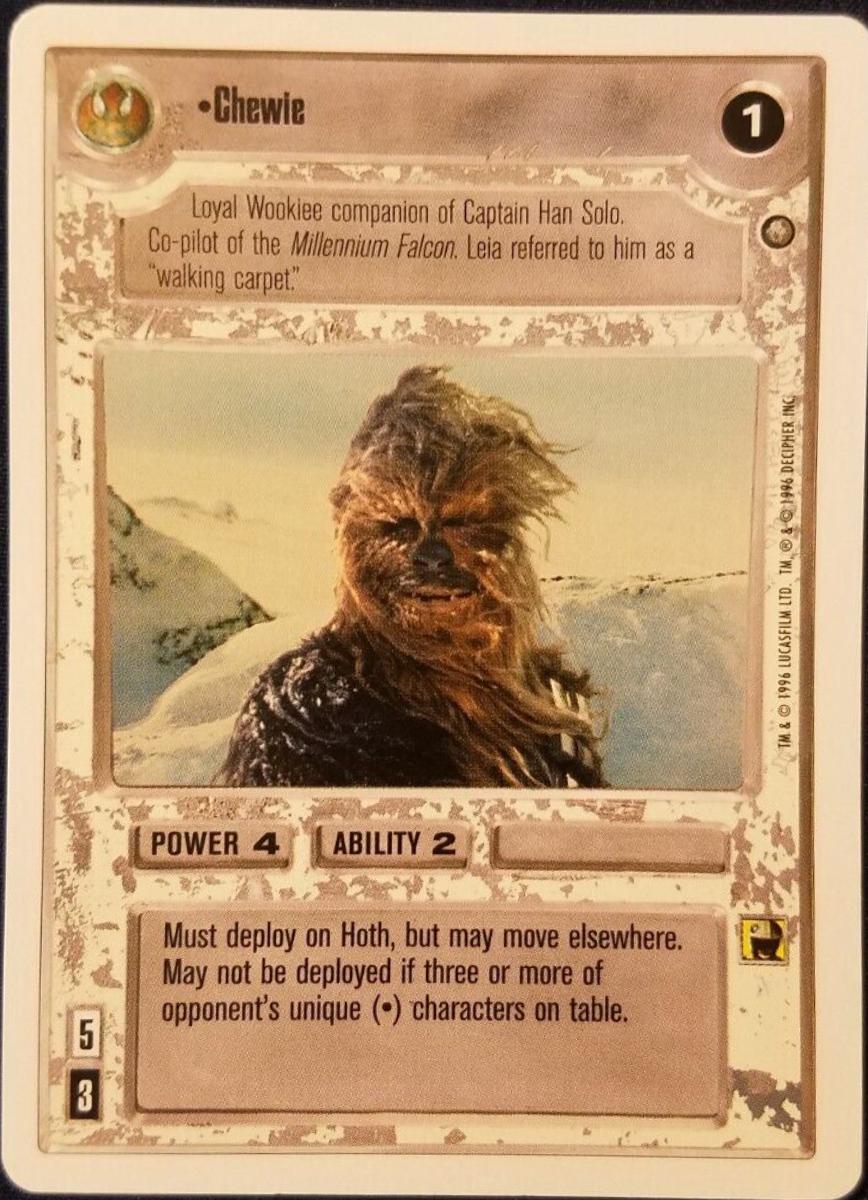 Chewie Star Wars CCG Empire Strikes Back 2-Player