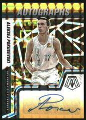 Aleksej Pokusevski [Choice Black Gold] #AM-AJP Basketball Cards 2021 Panini Mosaic Autographs Prices