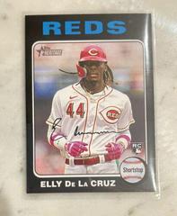 Elly De La Cruz [Black Border] #473 Baseball Cards 2024 Topps Heritage Prices