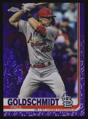 Paul Goldschmidt [Purple Refractor] #1 Baseball Cards 2019 Topps Chrome Update Prices