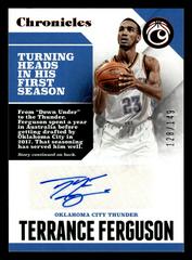 Terrance Ferguson [Red] #CA-TFG Basketball Cards 2017 Panini Chronicles Autographs Prices
