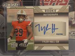 Tyler Hall [Gold] #A18 Football Cards 2020 Sage Hit Rookie Autograph Prices