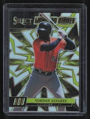 Yordan Alvarez #LS-9 Baseball Cards 2022 Panini Select Lightning Strikes Prices