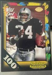 Bo Jackson [100 Stripe] #108 Football Cards 1991 Wild Card Prices