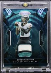 DeVonta Smith [Teal] #MM-DSM Football Cards 2022 Panini Certified Materials Mirror Prices