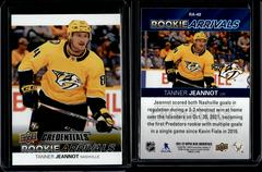 Tanner Jeannot #RA-49 Hockey Cards 2021 Upper Deck Credentials Rookie Arrivals Prices