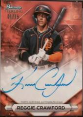 Reggie Crawford [Rose Gold] #PA-RCD Baseball Cards 2023 Bowman Sterling Prospect Autograph Prices