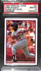 Kirby Puckett Baseball Cards 1988 Topps All Star Glossy Set of 60 Prices