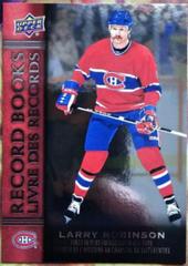 Larry Robinson Hockey Cards 2023 Upper Deck Tim Hortons Legends Record Books Prices