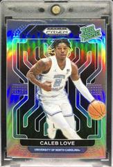 Caleb Love [Silver] #RP-CLO Basketball Cards 2022 Panini Prizm Draft Picks Rated Prospect Prices