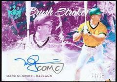 Mark McGwire [Holo Blue] Baseball Cards 2022 Panini Diamond Kings Brush Strokes Autograph Prices