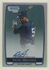 Ravel Santana [Autograph Refractor] Baseball Cards 2012 Bowman Chrome Prospects Prices
