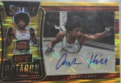 Angela Hill [Gold] #OA-AHL Ufc Cards 2022 Panini Select UFC Octagon Action Signatures Prices