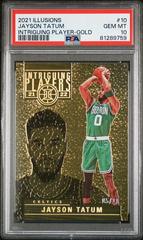 Jayson Tatum [Gold] #10 Basketball Cards 2021 Panini Illusions Intriguing Players Prices
