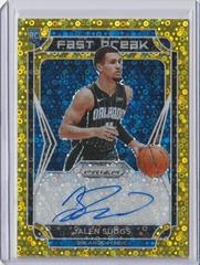 Jalen Suggs [Gold] Basketball Cards 2021 Panini Prizm Fast Break Rookie Autographs Prices