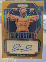 Sheamus [Gold Prizm] Wrestling Cards 2022 Panini Prizm WWE Superstar Autographs Prices