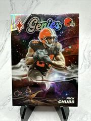 Nick Chubb #GE-12 Football Cards 2023 Panini Phoenix Genies Prices