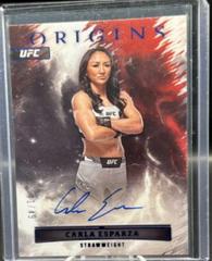Carla Esparza [Blue] #OA-CES Ufc Cards 2023 Panini Chronicles UFC Origins Autographs Prices