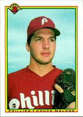 Chuck Malone #144 Baseball Cards 1990 Bowman Tiffany Prices