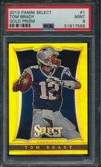 Tom Brady [Gold Prizm] #1 Football Cards 2013 Panini Select Prices