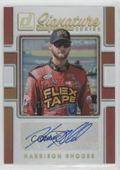 Harrison Rhodes [Gold] #SS-HR Racing Cards 2018 Panini Donruss Nascar Signature Series Prices