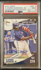 Vladimir Guerrero Jr. [Autograph] #SS-4 Baseball Cards 2022 Topps Significant Statistics Prices
