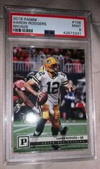 Aaron Rodgers [Bronze] #106 Football Cards 2018 Panini Prices