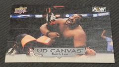 Keith Lee Wrestling Cards 2022 Upper Deck AEW UD Canvas Prices