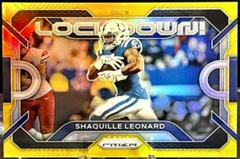 Shaquille Leonard [Gold] #LD-11 Football Cards 2023 Panini Prizm Lockdown Prices
