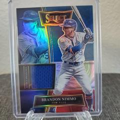 Brandon Nimmo #SELS-BN Baseball Cards 2022 Panini Select Swatches Prices
